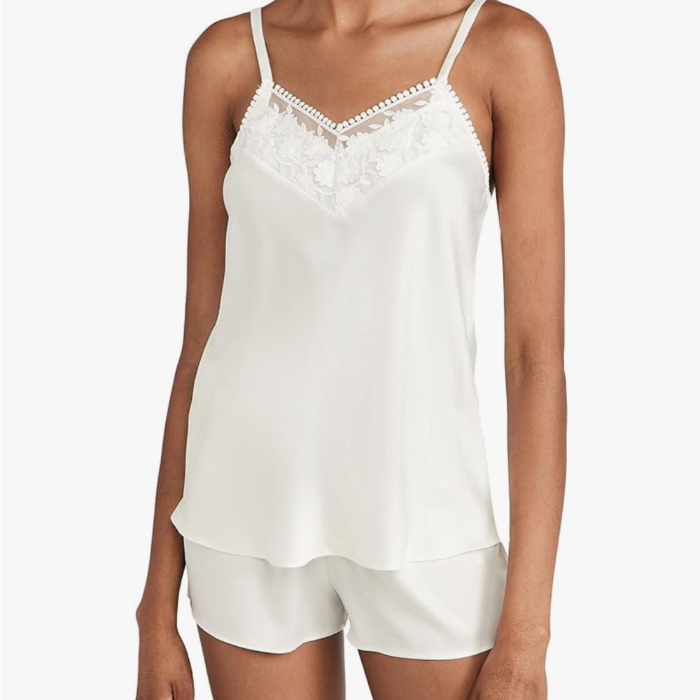Flora Nikrooz
Women's Kylie Charmeuse Cami Set with Lace XS